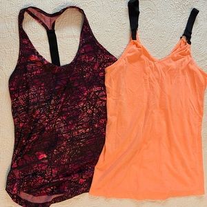 2 Workout tanks/ Old Navy and Reebok